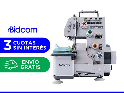 Máquina de Coser Overlock Gadnic SW8800 Semi Industrial 4 y 3 Hilos Lu