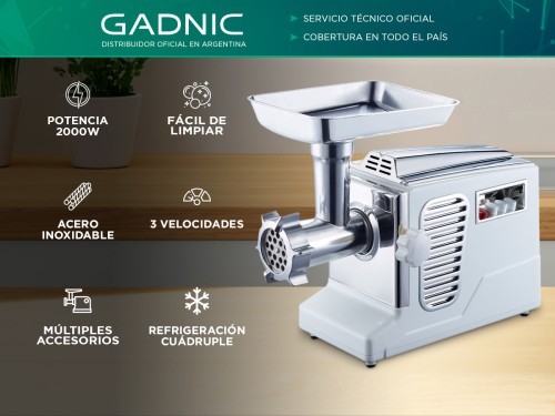 Picadora de Carne Gadnic + Accesorios