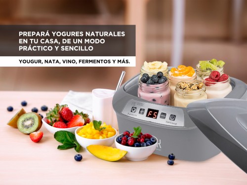 Yogurtera Gadnic YG20 6 Frascos 20w 5 en 1