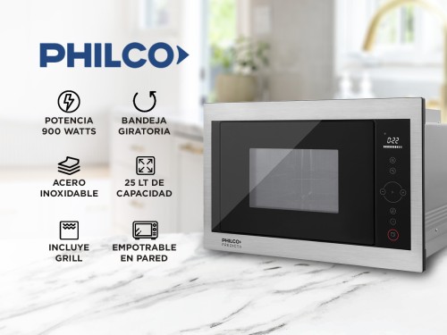 Microondas con Grill Panel Táctil Predicta 25 L Philco