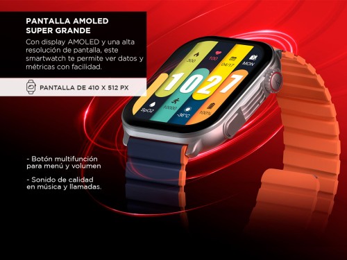 Smartwatch Kieslect Ks Pro Pantalla 201 Amoled IP68 Malla Magnética