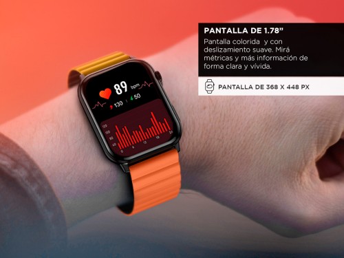 Smartwatch Kieslect Ks Pantalla IP68 Malla Magnética Bluetooth