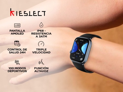 Smartwatch Kieslect Ks 2 Pantalla 201 Amoled Doble Núcleo Malla Magnét