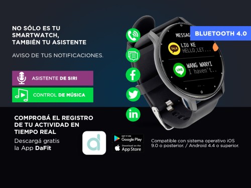 Smartwatch Gadnic Reloj Inteligente IOS Android