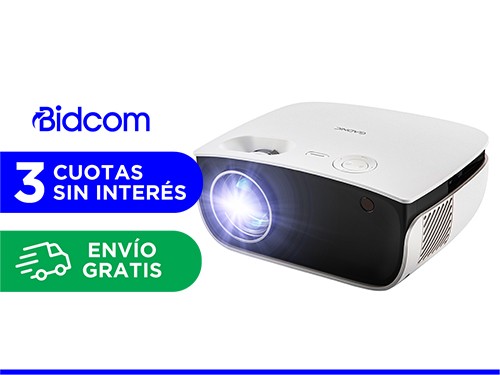 Proyector Gadnic Unique 2500 Lúmenes HDMI USB AV Full HD