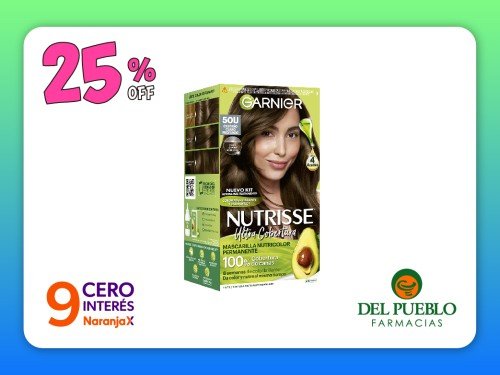 Kit Tintura Nutrisse Ultra Cobertura x 1 unid