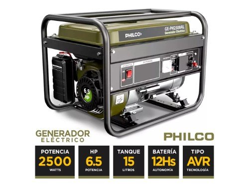 Grupo Electrógeno Generador Eléctrico Naftero 2500w 6.5hp