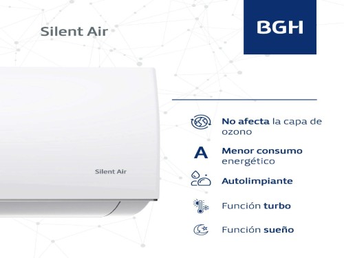 Aire acondicionado split BGH frío Calor BSH65WCU 6300W EA