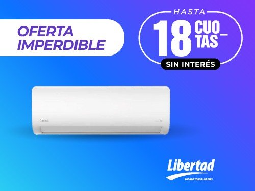 AIRE ACONDICIONADO SPLIT MIDEA INVERTER 2967 KCA