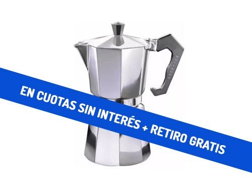 Cafetera Volturno Moka 9 Pocillos