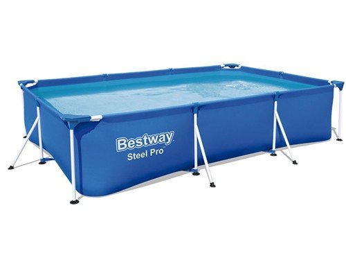 Pileta Estructural Rectangular de Lona de 4000 Lts STEEL PRO - BESTWAY