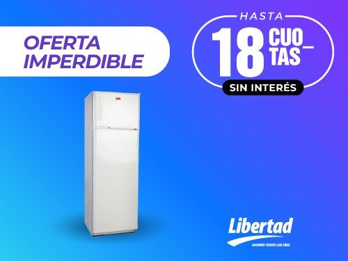 HELADERA NEBA 318 L A320 BLANCA