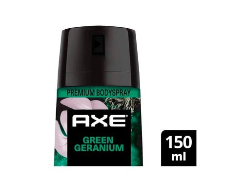 Desodorante En Aerosol Axe Green Geranium 150 Cc