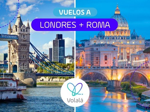 Multidestino Londres y Roma