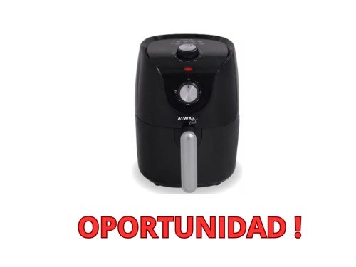 Freidora De Aire Aiwa 2,3 Litros 1000w 200°c Temporizador - Negra