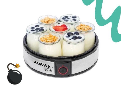 Yogurtera Aiwa Manual On/Off 1.5 Lts