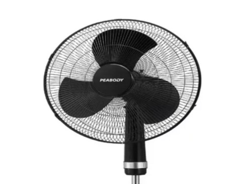 Ventilador De Pie 3 Velocidades Peabody Negro