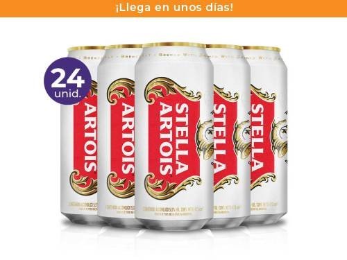 Pack: 24 Stella Artois Lager 473ml