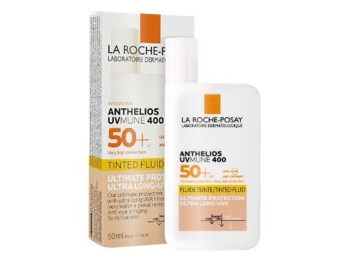 Protector Solar Anthelios Uv Mune Fluido Color FPS50 La Roche 50 Ml