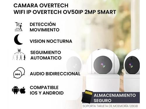 Camara De Seguridad Overtech Ov-50ip Smart Wifi 2mp Detección Mov