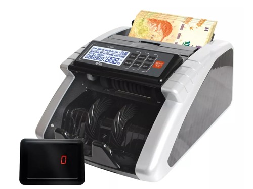 Contadora De Billetes Maquina Contar Led Al-1000 Overtech 3X