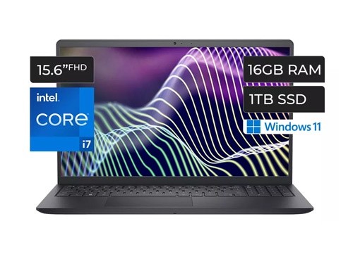 Notebook Intel I7 1255u, 16gb Ram, 1TB Ssd, 15.6" FHD Táctil, W11 Dell