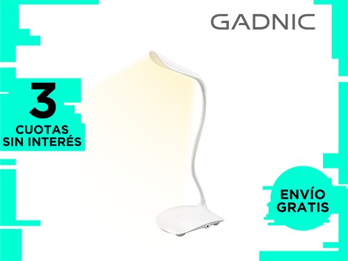 Lampara De Escritorio Led Gadnic DSK1000 Regulable Flexible Control Ta