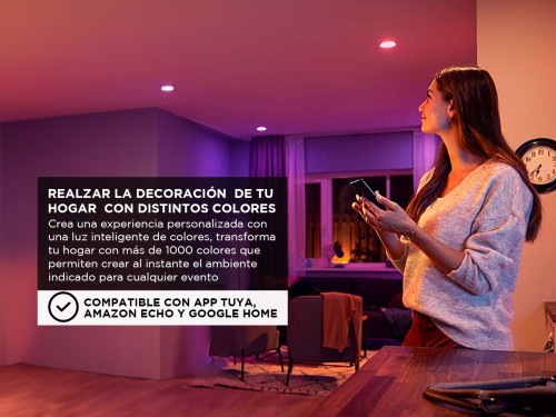 Lampara Led Smart Inteligente RGB 9W Wifi