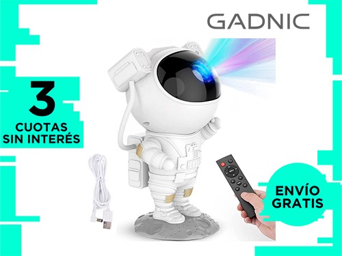 Astronauta Proyector de Luces de Galaxia Gadnic LDPP1 Star Light