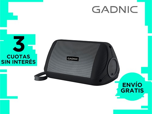 Parlante Gadnic Portátil Con Bluetooth