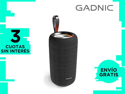 Parlante Portatil EchoGo Gadnic Bluetooth Con Luz RGB