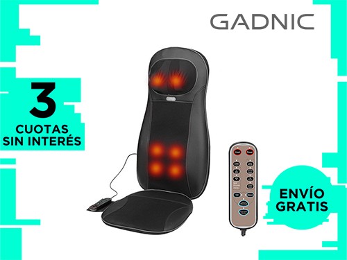 Asiento Masajeador Gadnic Acacia Shiatsu Terapia de Calor