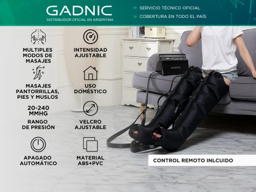 Botas de Presoterapia Gadnic Recuperación Muscular