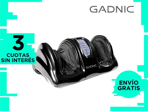 Masajeador Gadnic Healthy Feet Pies Tobillos y Pantorrillas 3 Modos Di