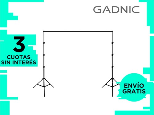 Soporte Porta Fondo Gadnic Profesional Telescopico Aluminio