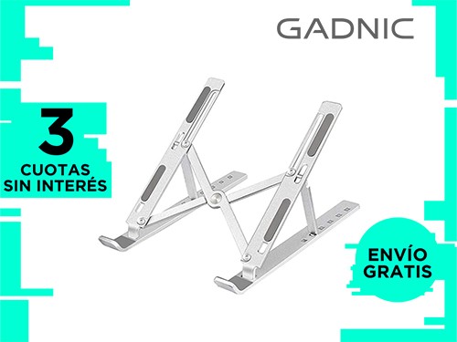 Soporte Base Para Notebook Gadnic Aluminio PC