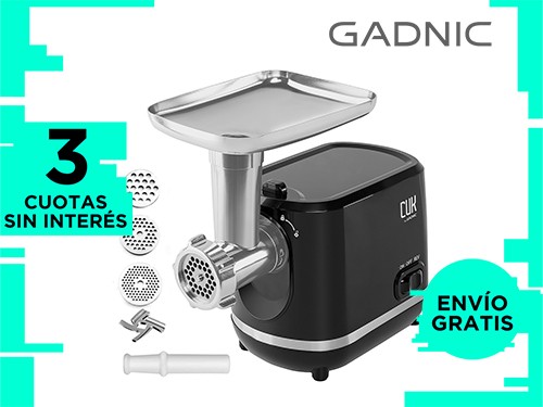 Picadora de Carne Gadnic PC4500 Eléctrica Multifunción 1200W