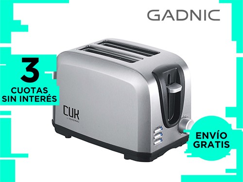 Tostadora Eléctrica Gadnic TS700 3 en 1 700w 6 Intensidades