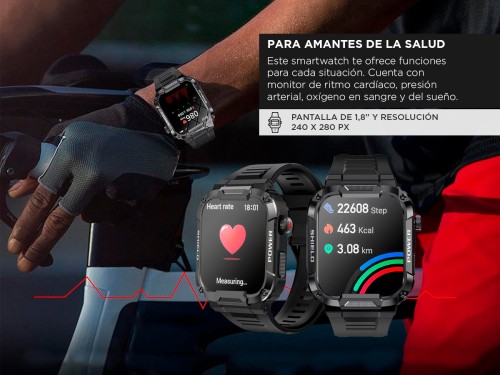 Smartwatch Reloj Deportivo Gadnic Android Resistente Al Agua