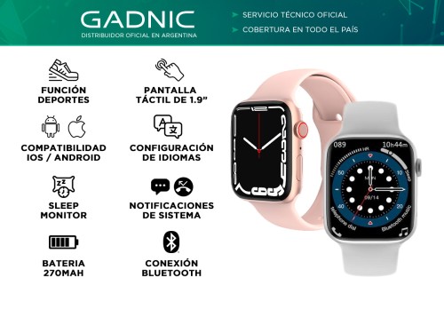 Smartwatch Gadnic Reloj Inteligente 1,9"