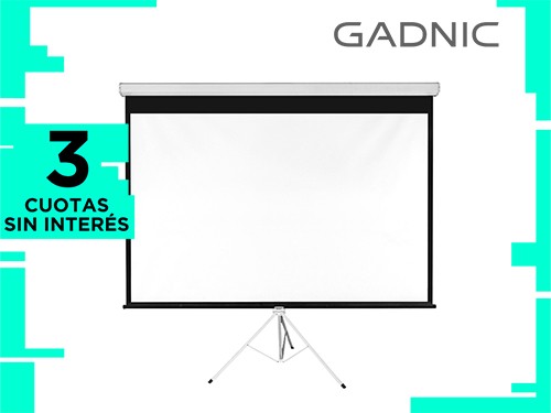 Pantalla Proyector Gadnic 100" + Tripode