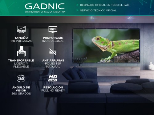 Pantalla de Proyector Gadnic Portátil de 120 pulgadas