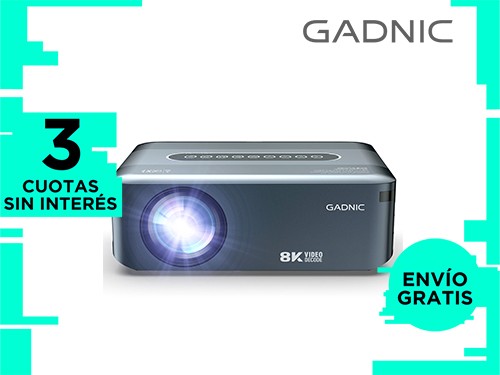 Proyector Gadnic 8000 Lumenes Dolby