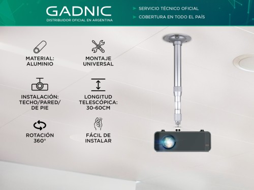 Soporte Para Proyector Gadnic Para Techo Pared Universal