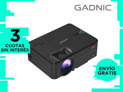 Proyector Gadnic Ultra Led 2000 Lúmenes Wifi HDMI USB VGA