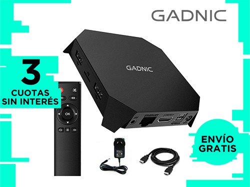 TV Box Gadnic TX-1500 Android Quadcore 4K 8gb 1gb