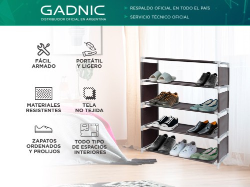 Organizador De Zapatos Gadnic de Tela