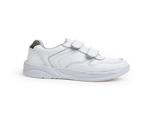 Zapatillas Mocassino Alex Zap 2 Cuero Blanco