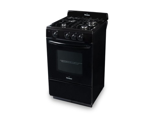 Cocina multigas Florencia 5507F 3 hornallas 56 cm negra