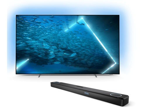 Android TV Philips OLED 4K 65" Ambilight + Barra de sonido Fidelio